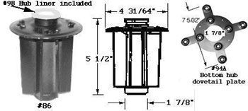Swivel chair on sale seat post bushing
